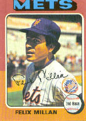 1975 Topps Baseball Cards      445     Felix Millan
